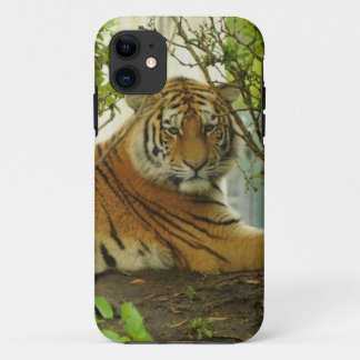 Capa Para iPhone 11 Tigre na floresta