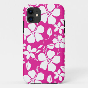 CAPA PARA iPhone 11 TINTA QUENTE HAWAIIAN HULA (HIBISCUS)