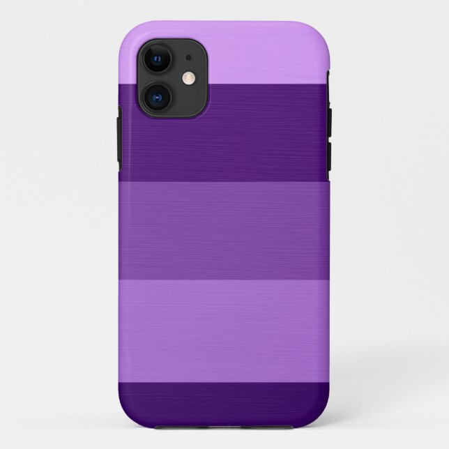 Capa Para iPhone 11 Tinta violeta púrpura 3 (Verso)