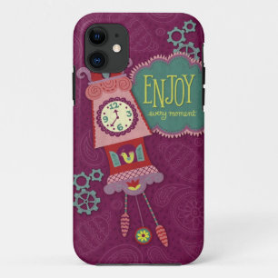 Capa Para iPhone 11 Tipografia da Borgonha Inspiradora