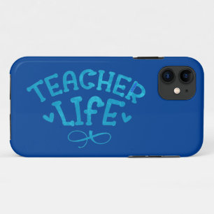 Capa Para iPhone 11 Tipografia de LIFE do professor