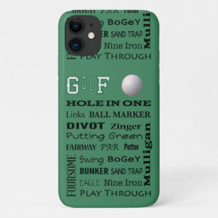 Capa Para iPhone 11 Tipografia GOLF