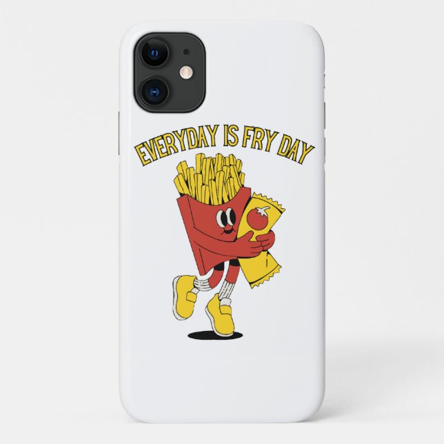 Capa Para iPhone 11 Todo Dia É Dia de Fritura (Verso)