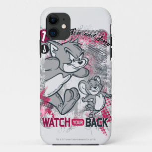 Capa Para iPhone 11 Tom e Jerry vigiam suas costas