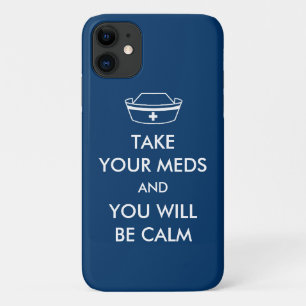 Capa Para iPhone 11 Tome Seus Medicamentos E Você Ficará Calmo