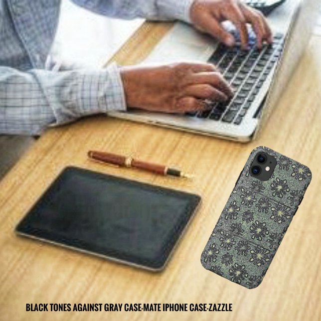 Capa Para iPhone 11 Tons Pretos Contra Cinzas (Criador carregado)