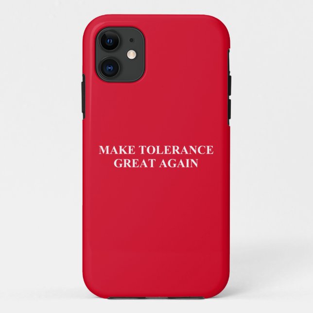 Capa Para iPhone 11 Tornar Excelente de Tolerância Novamente (Verso)