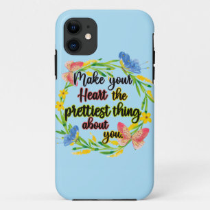 Capa Para iPhone 11 Torne Seu Coração A Coisa Mais Bonita Sobre Você