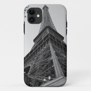 Capa Para iPhone 11 Torre Eiffel b/w