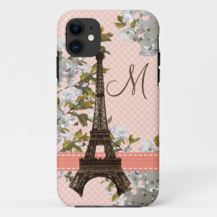 Capa Para iPhone 11 Torre Eiffel Monogrammed