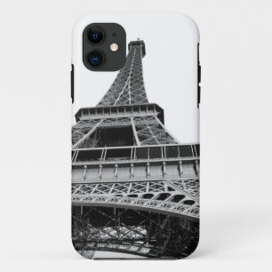 Capa Para iPhone 11 Torre Eiffel preto e branco