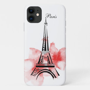 Capa Para iPhone 11 Torre Romântica Eiffel Paris
