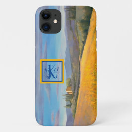 Capa Para iPhone 11 Toscana de girassol para personalização
