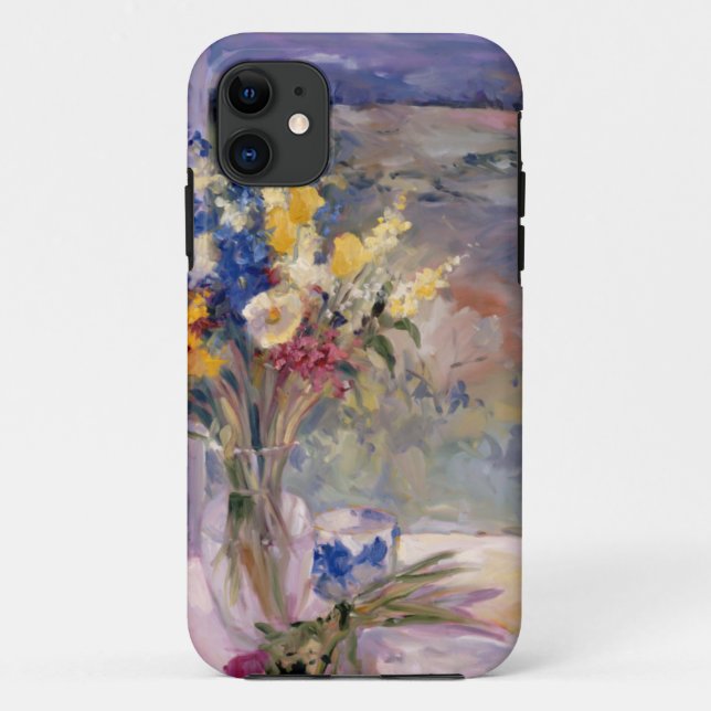 Capa Para iPhone 11 Toscânia floral (Verso)