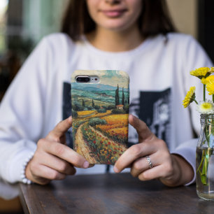 Capa Para iPhone 11 Toscânia Itália van Gogh estilo