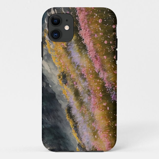 Capa Para iPhone 11 Trabalho de arte alpina (Verso)