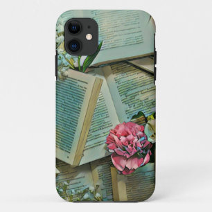 Capa Para iPhone 11 Trabalho de arte de amante de livros