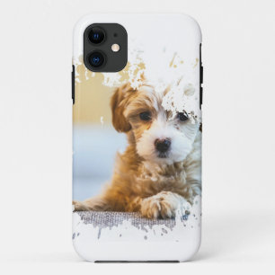 Capa Para iPhone 11 Trabalho de arte de Cachorro legal