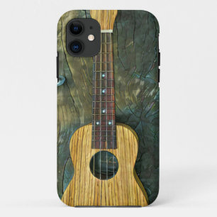 Capa Para iPhone 11 Trabalho de arte de guitarra de Vintage