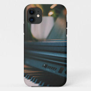 Capa Para iPhone 11 Trabalho de arte de Piano Bonito