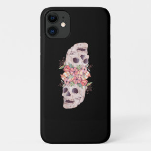 Capa Para iPhone 11 Trabalho de Arte de Pintura na Cabeça Floral do Cr