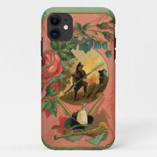 Capa Para iPhone 11 Trabalho de arte do Bombeiro Bombeiro Vintage de 1