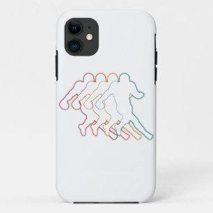Capa Para iPhone 11 Trabalho de arte do jogador de futebol americano l