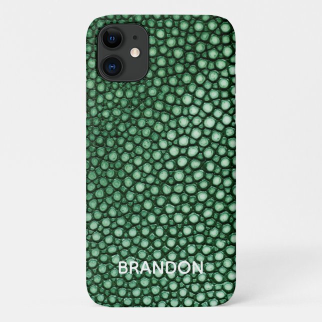 Capa Para iPhone 11 Traje Verde (Verso)