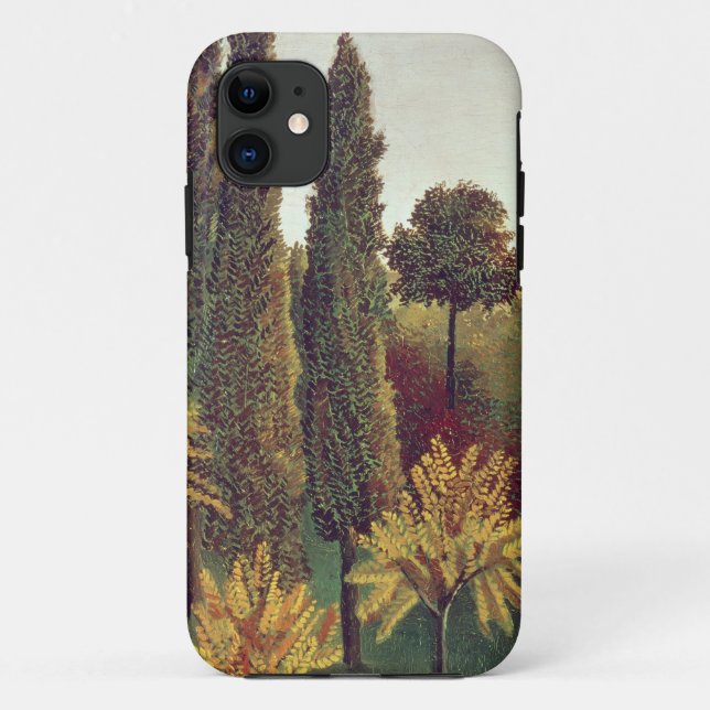 Capa Para iPhone 11 Trajeto nos montículos Chaumont Parque, Paris, (Verso)