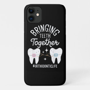 Capa Para iPhone 11 Trazendo Dentes Juntos - Ortodontista