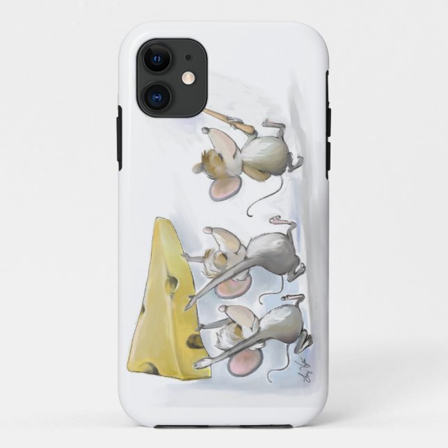 Capa Para iPhone 11 Trazendo o caso do queijo (com azeitonas) iphone6 (Verso)