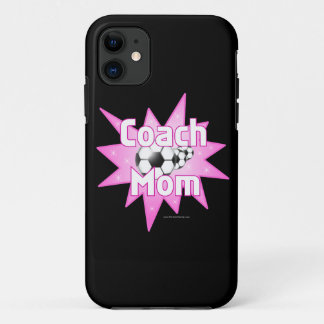Capa Para iPhone 11 Treinador Mãe Soccer