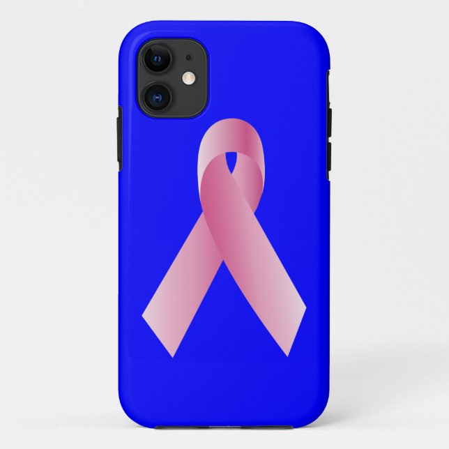 Capa Para iPhone 11 Treinadores para uma Campanha de Fita Causa_Rosa e (Verso)