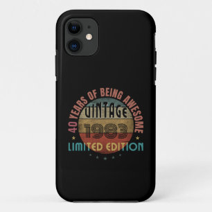 CAPA PARA iPhone 11 TRENDY AWESOME ANO DO PRESENTE DE ANIVERSÁRIO