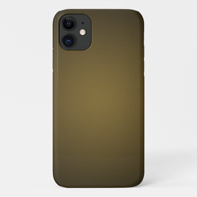 Capa Para iPhone 11 Trendy Tan e Black Grainy Vignette (Verso)