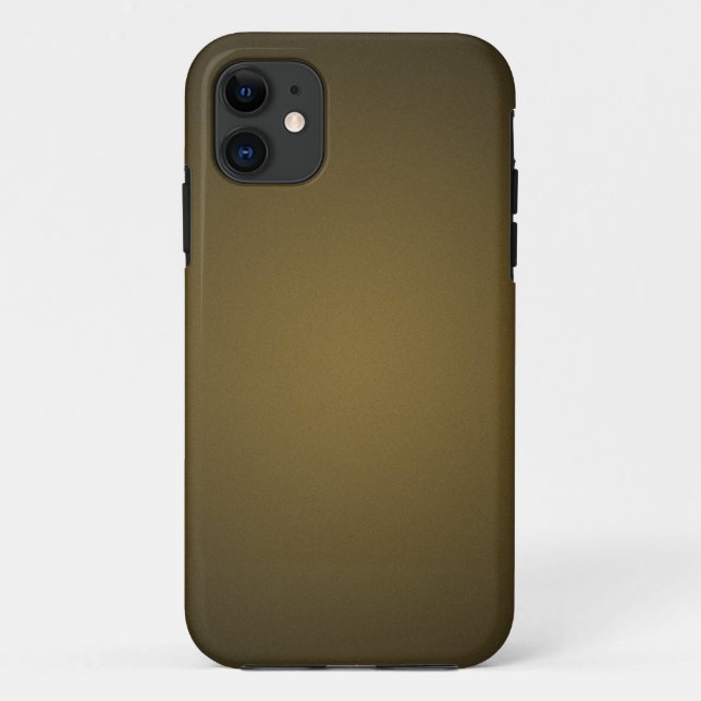 Capa Para iPhone 11 Trendy Tan e Black Grainy Vignette (Verso)