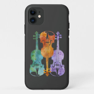 Capa Para iPhone 11 Três violinos