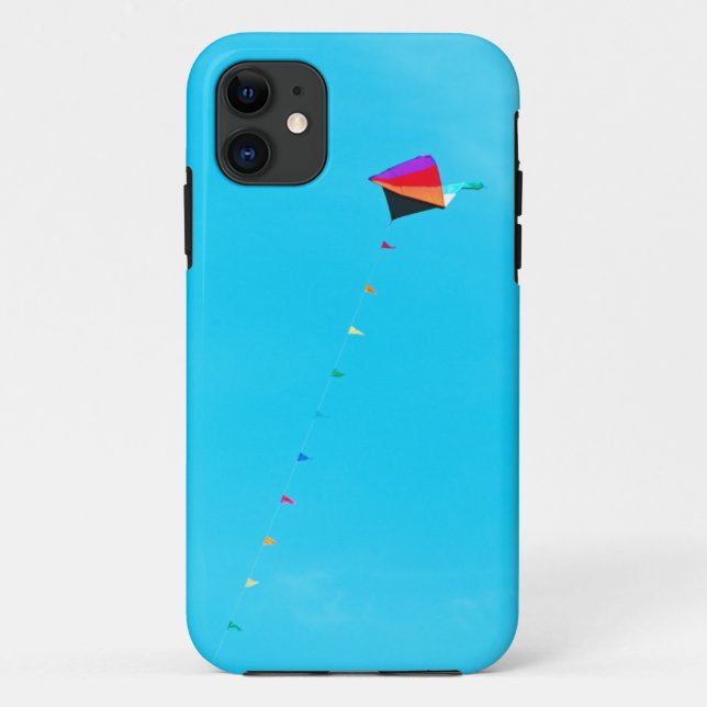 Capa Para iPhone 11 Triângulos no céu (Verso)