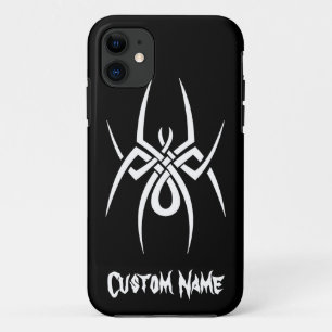 Capa Para iPhone 11 Tribal branco preto clássico elegante simples