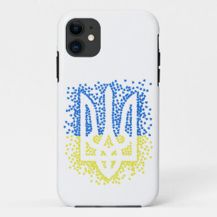 Capa Para iPhone 11 Tridente de emblem ucraniano trizub espalhando cor