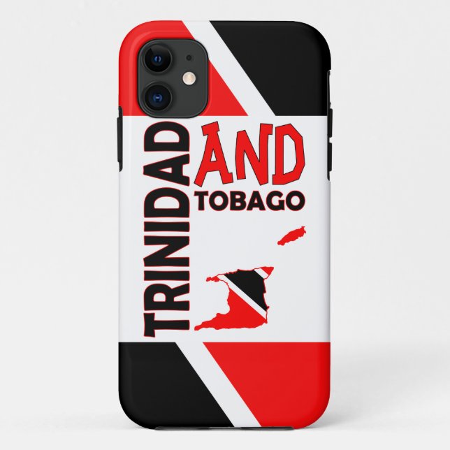 Capa Para iPhone 11 Trinidade e Tobago (Verso)