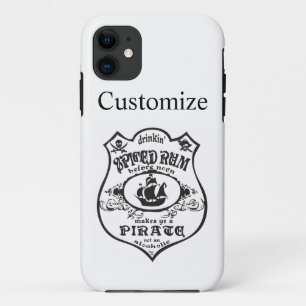 Capa Para iPhone 11 Troço_Troço Do Troço De Bebida Pirata De Rum