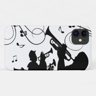 Capa Para iPhone 11 Trompet Section Jazz Music