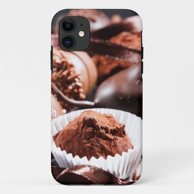 Capa Para iPhone 11 Trufas de chocolate (Verso)