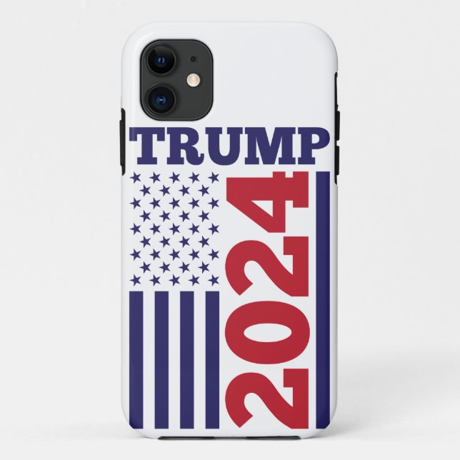 Capa Para iPhone 11 Trump 2024 (Verso)