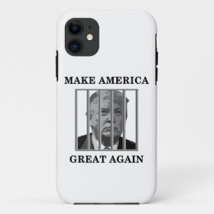 Capa Para iPhone 11 Trump atrás de Bares