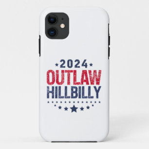 Capa Para iPhone 11 Trump Vance 2024 Fora da Lei Hillbilly Bandeira do