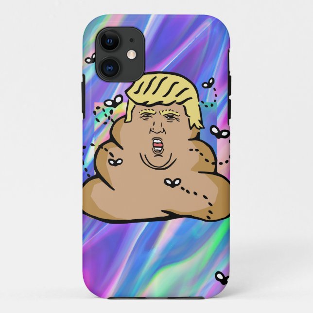 Capa Para iPhone 11 trunfo de dump holográfico (Verso)