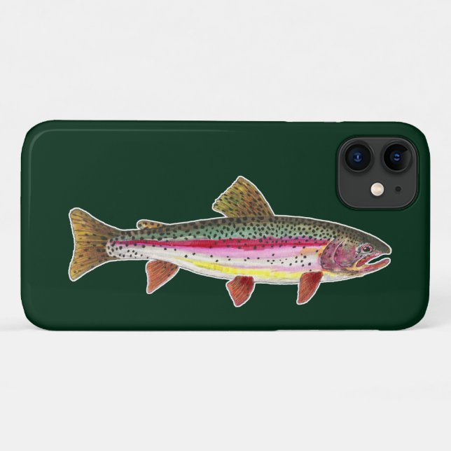 Capa Para iPhone 11 Truta Arco-Íris (Verso (horizontal))