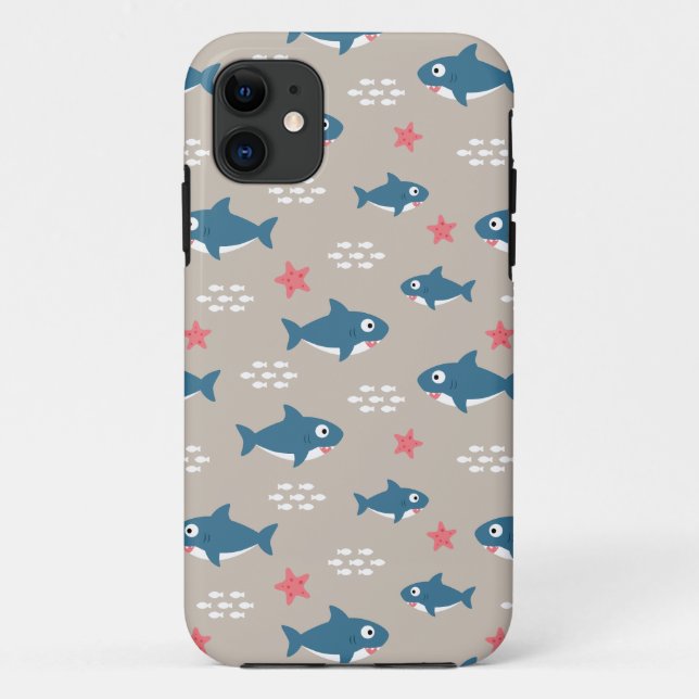 Capa Para iPhone 11 Tubarão (Verso)